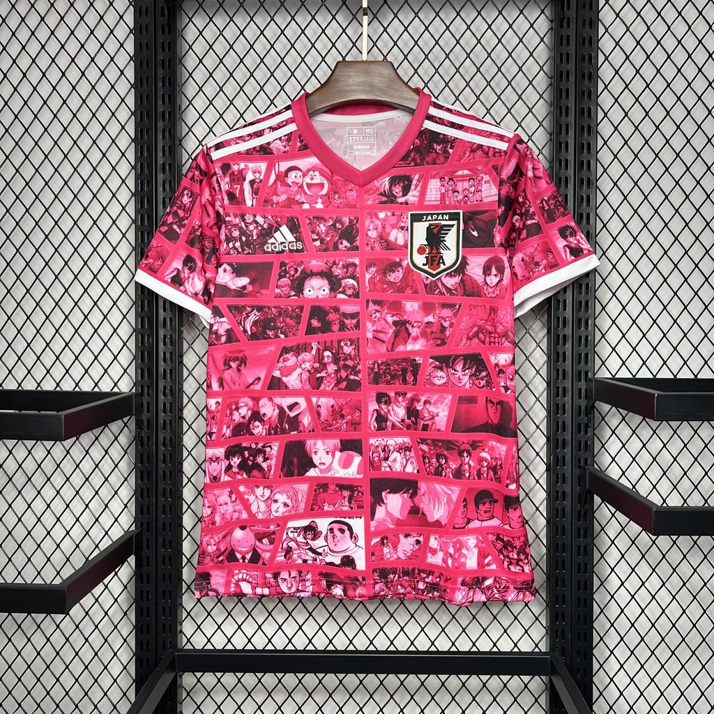 Japan Anime Special Edition Soccer Jersey 2024/25 - Pink