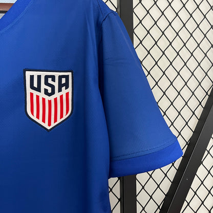 USA Brenden Aaronson 11 Away Soccer Jersey 2024/25