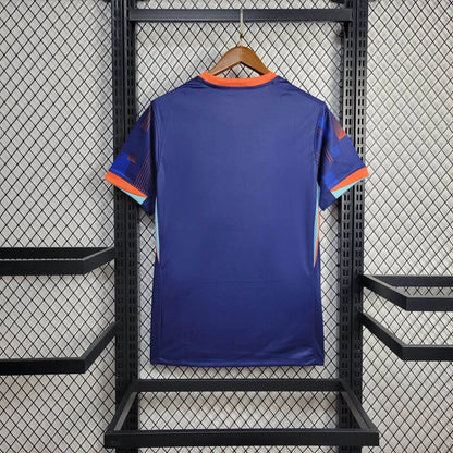 Netherlands Away Soccer Jersey UEFA Euro 2024 - Blue