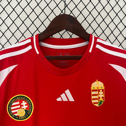 Hungary Dominik Szoboszlai 10 Home Soccer Jersey UEFA Euro 2024