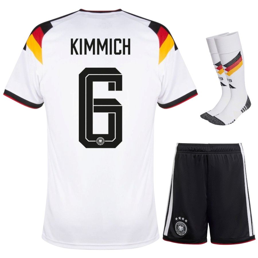 Germany Joshua Kimmich 6 Kids Home Soccer Jersey World Cup 2026
