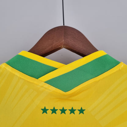 Brazil Classic Soccer Jersey 2022/23 - Yellow