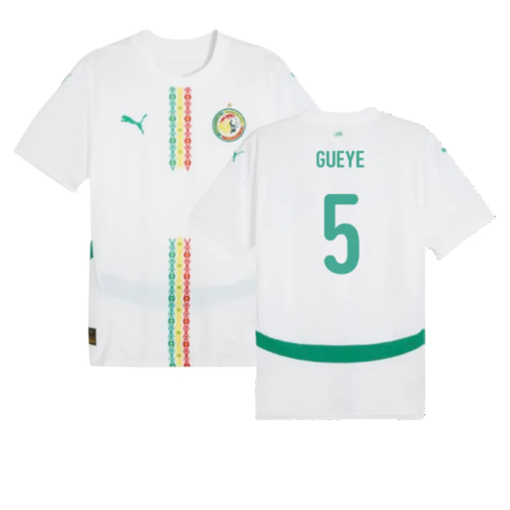Senegal Idrissa Gueye 5 Home Soccer Jersey 2024/25