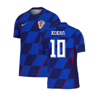 Croatia Zvonimir Boban 10 Away Soccer Jersey Euro 2024