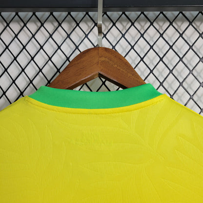 Brazil Luana 5 Home Soccer Jersey World Cup 2023