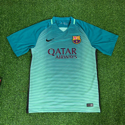 FC Barcelona Lionel Messi 10 Away Retro Soccer Jersey 2016-2017