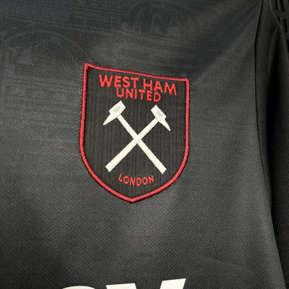West Ham United Declan Rice 41 Away Soccer Jersey 2024/25
