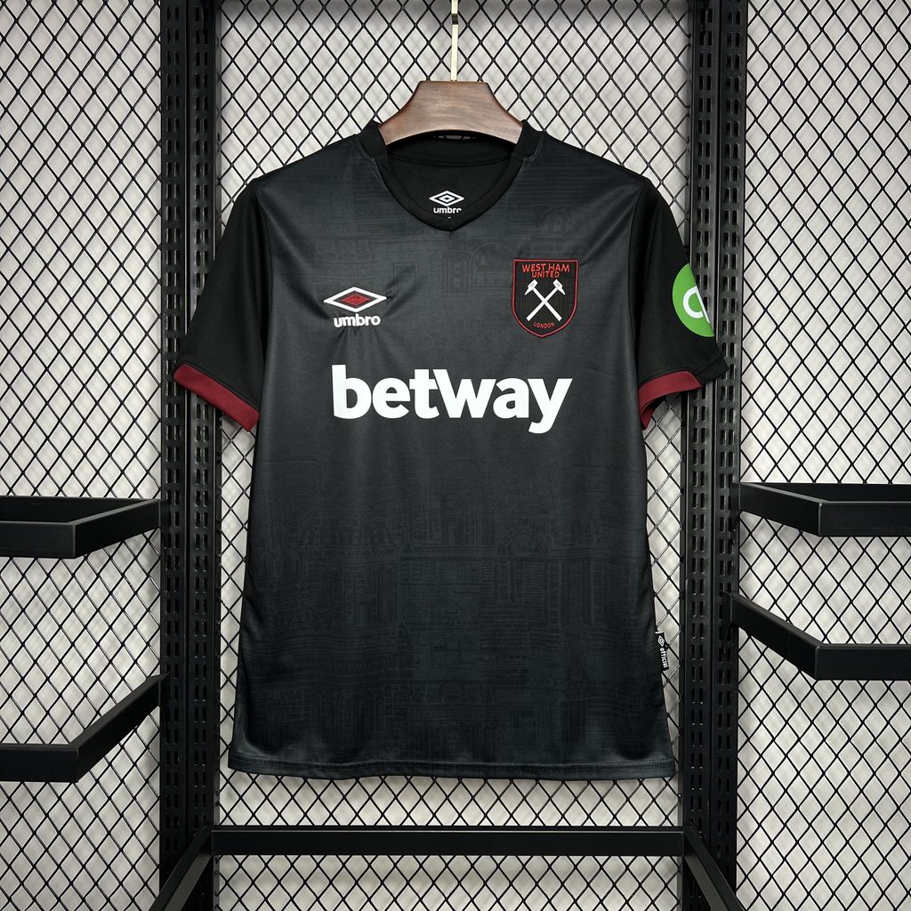West Ham United Declan Rice 41 Away Soccer Jersey 2024/25