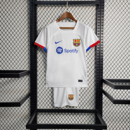 FC Barcelona Pedri 8 Kids Away Soccer Jersey 2023/24