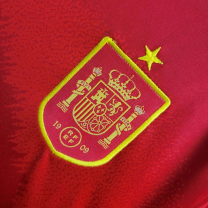 Spain Pedri 21 Kids Home Soccer Jersey Euro 2024