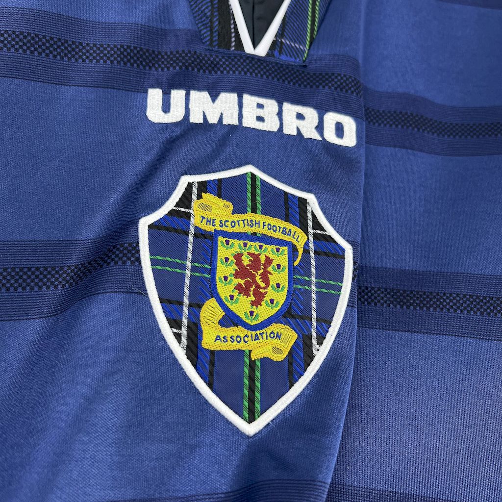 Scotland Retro Home Soccer Jersey 1998-2000