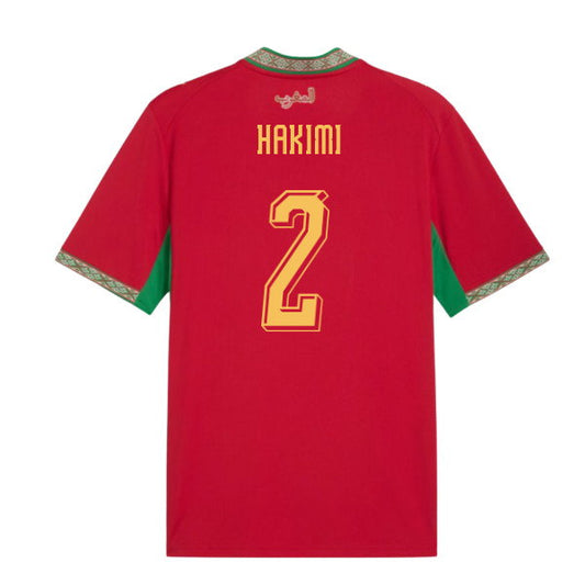 Morocco Achraf Hakimi 2 Home Soccer Jersey World Cup 2026