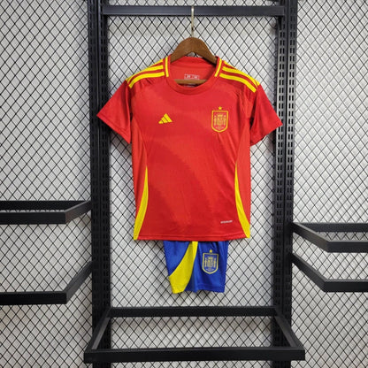 Spain Dani Carvajal 20 Kids Home Soccer Jersey Euro 2024