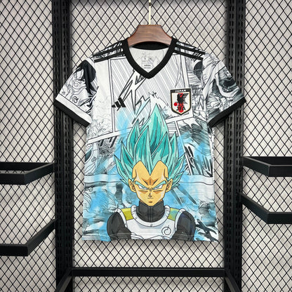 Japan X Dragonball Saiyajin Special Edition Soccer Jersey 2024/25 - White