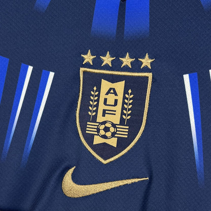 Uruguay Manuel Ugarte 5 Away Soccer Jersey World Cup 2026