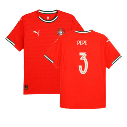 Portugal Pepe 3 Home Soccer Jersey 2025/26