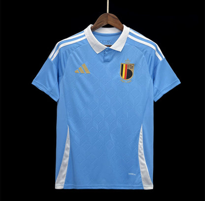 Belgium Eden Hazard 10 Away Soccer Jersey UEFA Euro 2024