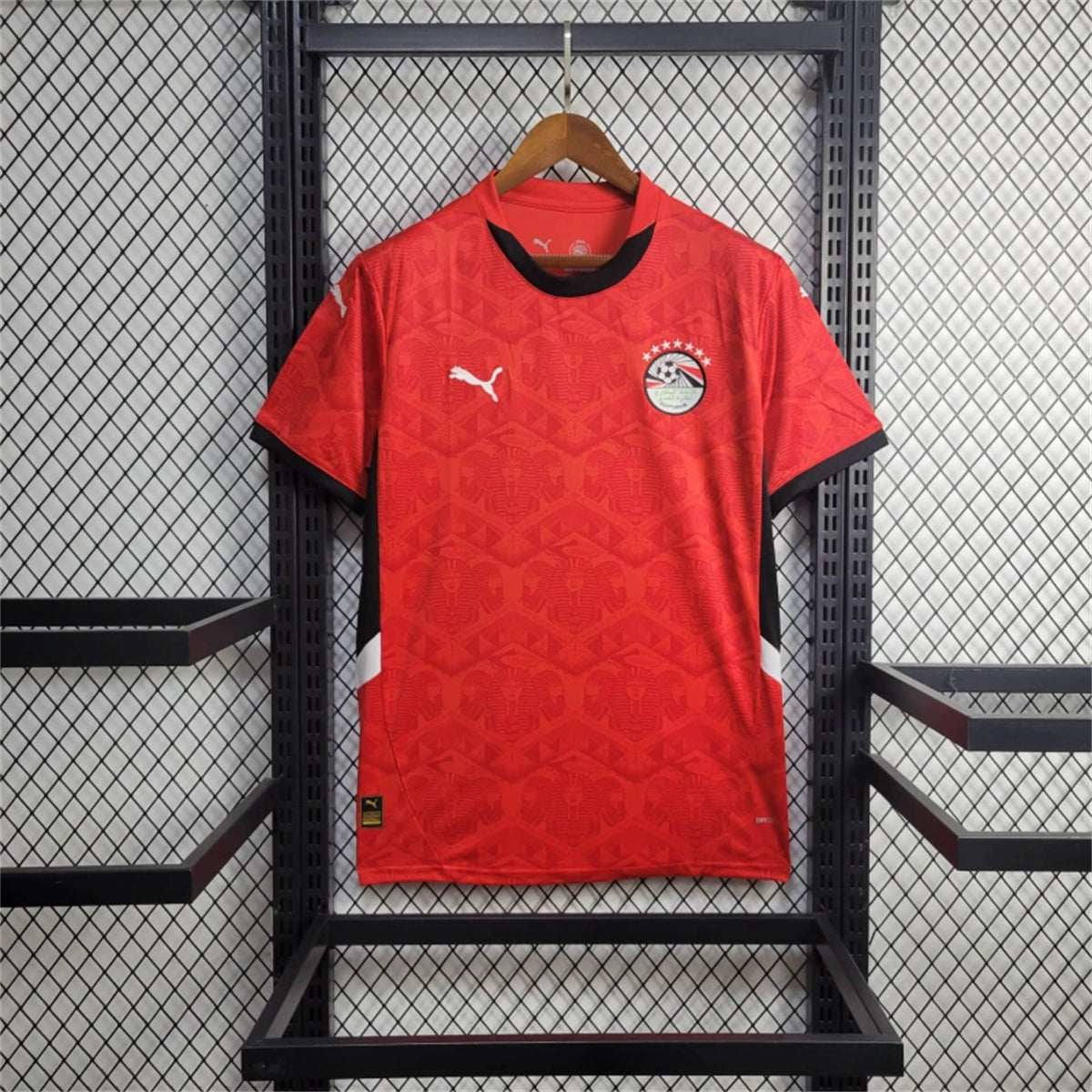 Egypt Mohamed Salah 10 Home Soccer Jersey 2024/25
