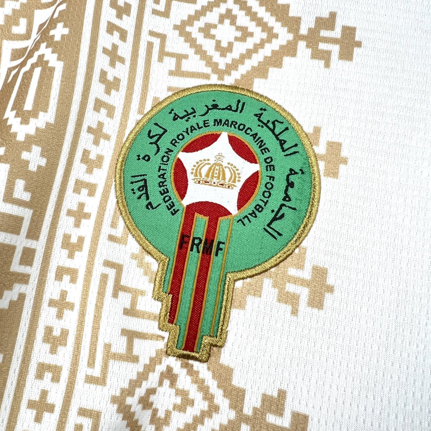 Morocco Noussair Mazraoui 3 Away Soccer Jersey World Cup 2026