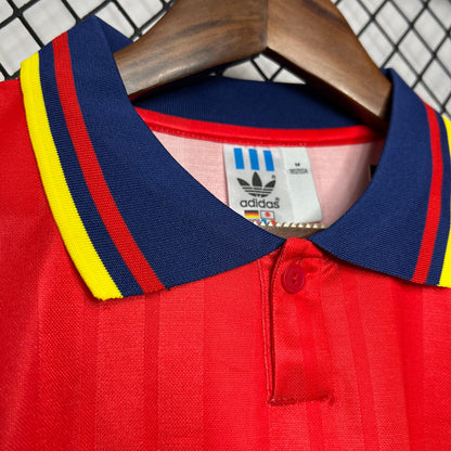 Spain Retro Home Soccer Jersey World Cup 1994
