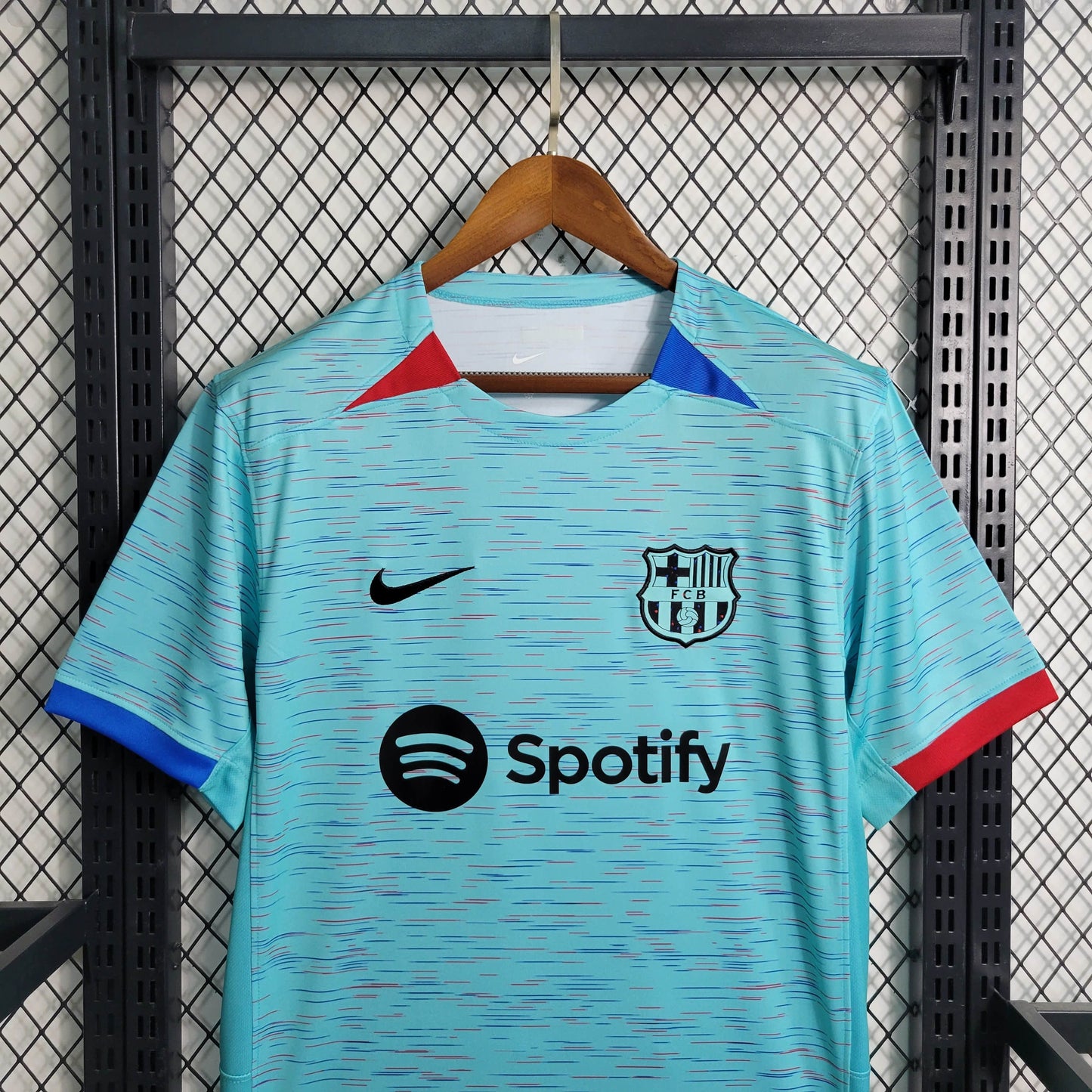 FC Barcelona Robert Lewandowski 9 Third Soccer Jersey 2023/24