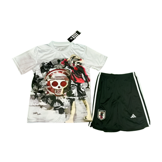 Japan X One Piece Straw Hat Pirates Special Edition Kids Soccer Jersey 2025-2026