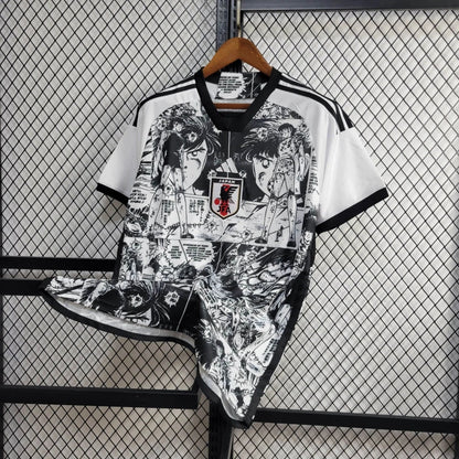 Japan X Captain Tsubasa Limited Edition Soccer Jersey 2024/25 - White