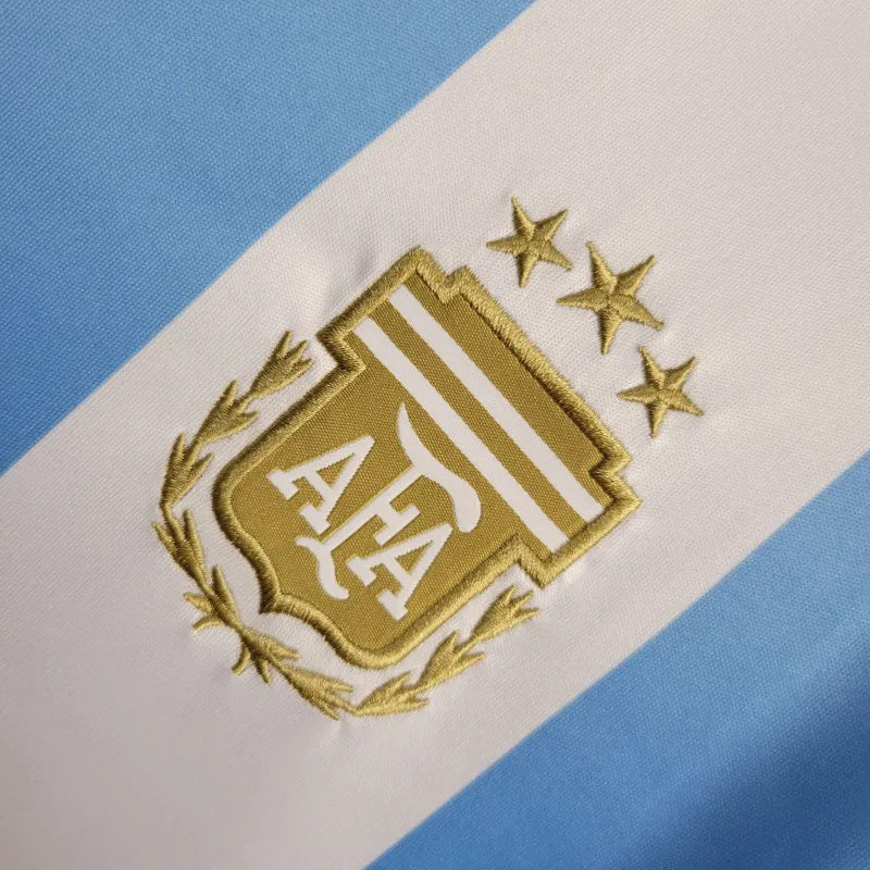 Women's Argentina Rodrigo De Paul 7 Home Soccer Jersey 2024/25