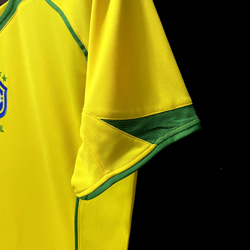 Brazil Ronaldinho 10 Home Retro Soccer Jersey 2004-2006