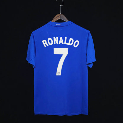 Manchester United Cristiano Ronaldo 7 Retro Away Soccer Jersey 2007-2008