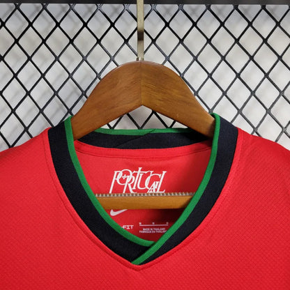 Women's Portugal Bruno Fernandes 8 Home Soccer Jersey Euro 2024