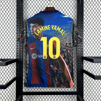 FC Barcelona "Lamine Yamal" Special Edition Soccer Jersey 2025-2026