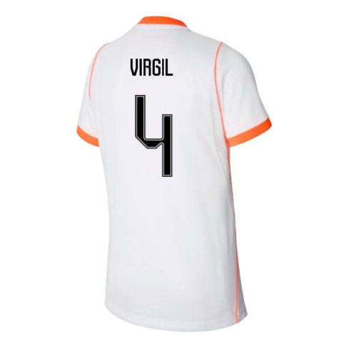 Netherlands Virgil van Dijk 4 Away Soccer Jersey World Cup 2026
