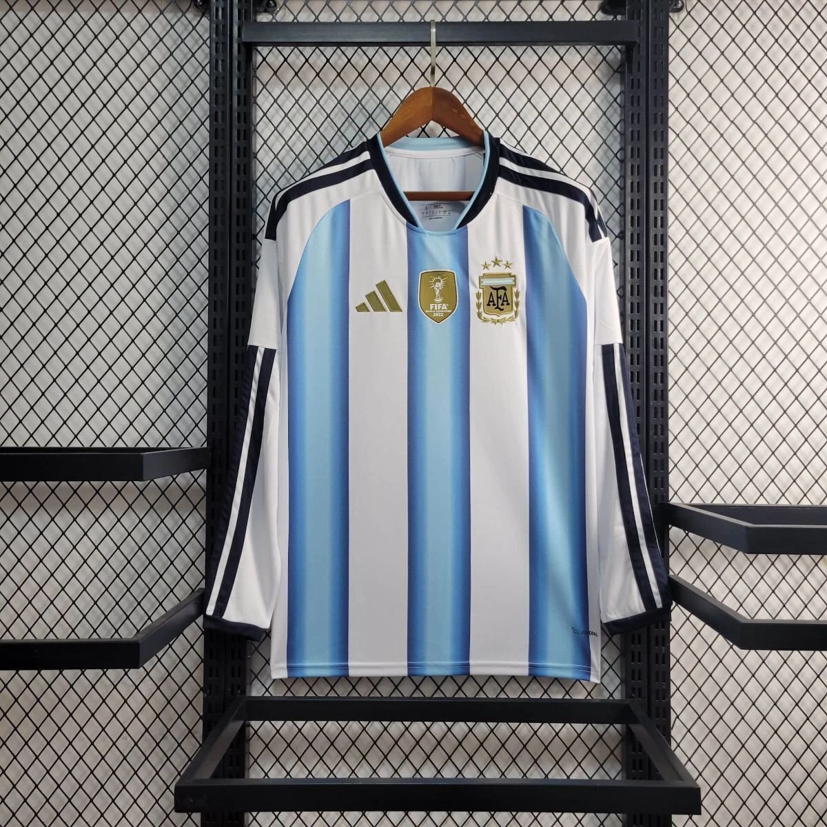 Argentina Long Sleeve Home Soccer Jersey World Cup 2026