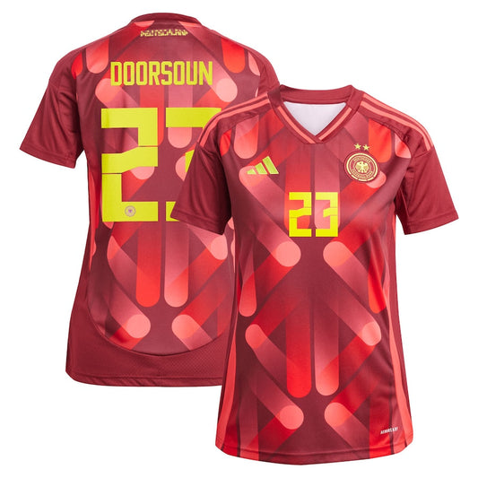Germany Sara Doorsoun 23 Women's Away Soccer Jersey Euro 2025