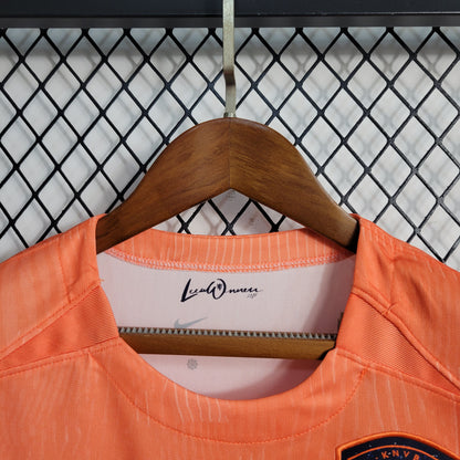 Netherlands Home Soccer Jersey World Cup 2023 - Women's