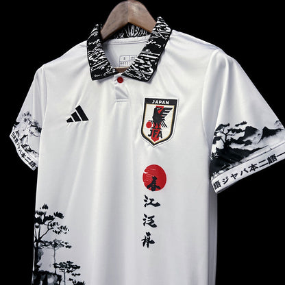 Japan Ink Landscape Limited Edition Soccer Jersey 2023/24 - White