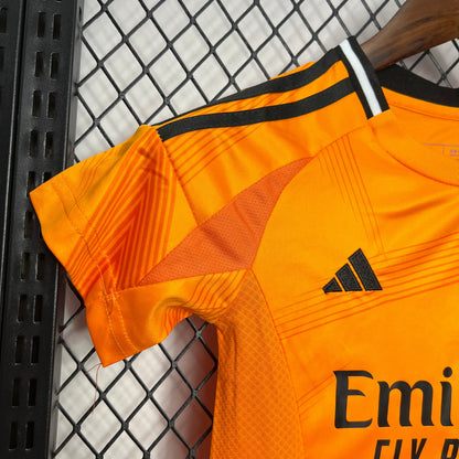 Real Madrid Vini JR 7 Away Soccer Jersey Kids Mini Kit 2024/25