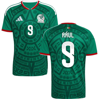 Mexico Raul Jimenez 9 Home Soccer Jersey World Cup 2026