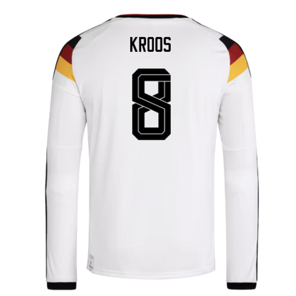 Germany Toni Kroos 8 Long Sleeve Home Soccer Jersey World Cup 2026