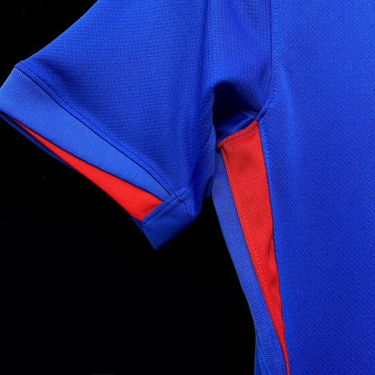 France Dayot Upamecano 4 Home Soccer Jersey Euro 2024