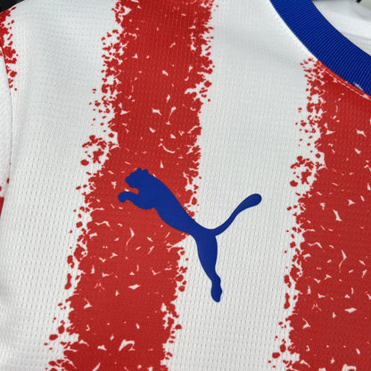 Paraguay Home Soccer Jersey World Cup 2026 - White Red