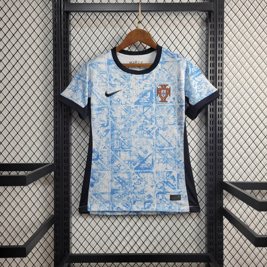 Women's Portugal Away Soccer Jersey UEFA Euro 2024
