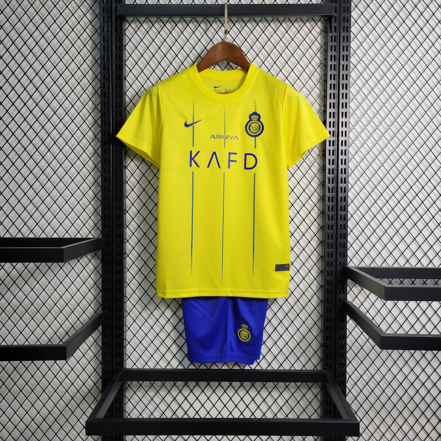 Al Nassr FC Cristiano Ronaldo 7 Kids Home Soccer Jersey 2023/24