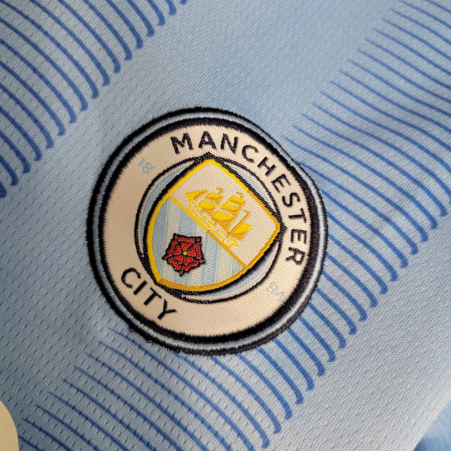 Man City Erling Haaland 9 Kids Home Soccer Jersey 2023/24