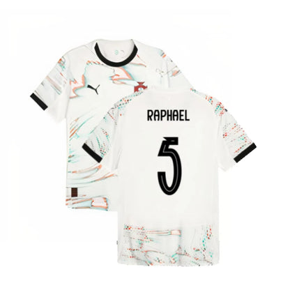 Portugal Raphael Guerreiro 5 Away Soccer Jersey 2025/26