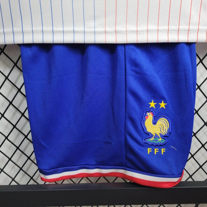 France Benjamin Pavard 2 Kids Away Soccer Jersey Euro 2024