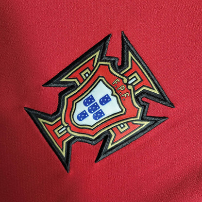 Portugal Retro Home Soccer Jersey World Cup 2006