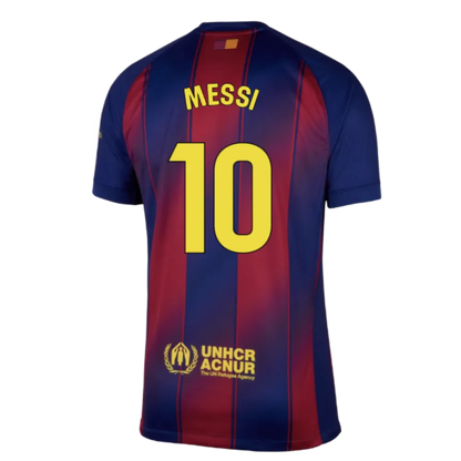 FC Barcelona Lionel Messi 10 Home Soccer Jersey 2025-2026