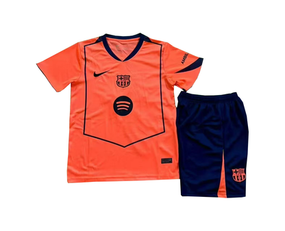 FC Barcelona Robert Lewandowski 9 Kids Third Soccer Jersey 2025-2026